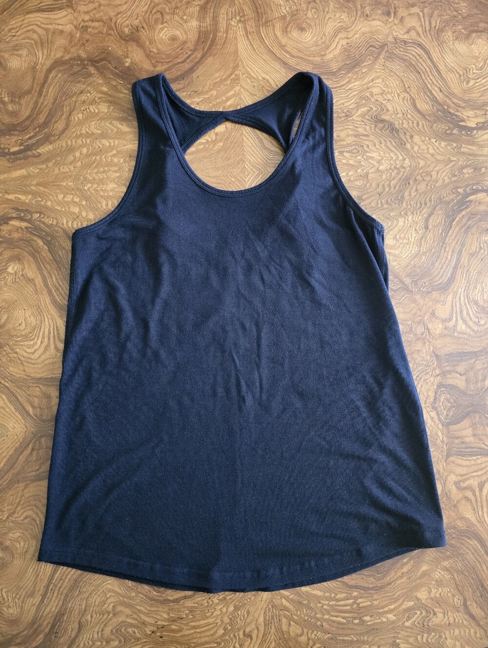 Zyia Active Black Keyhole Back Tank Top Womens Size M